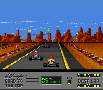 Al Unser Jr.'s Road to the Top (USA) screen shot game playing